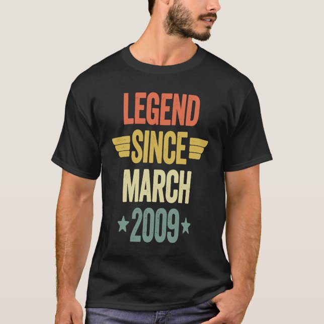 Legende seit März 2009 T-Shirt (Vorderseite)