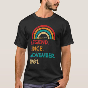 Legende seit November 1981 41. Geburtstag Geboren T-Shirt