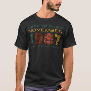 Legende seit November 1987, limitierte Auflage Her T-Shirt