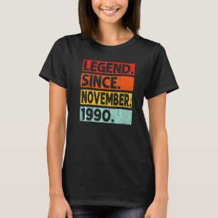 Legende seit November 1990 32. Geburtstag Vintage T-Shirt