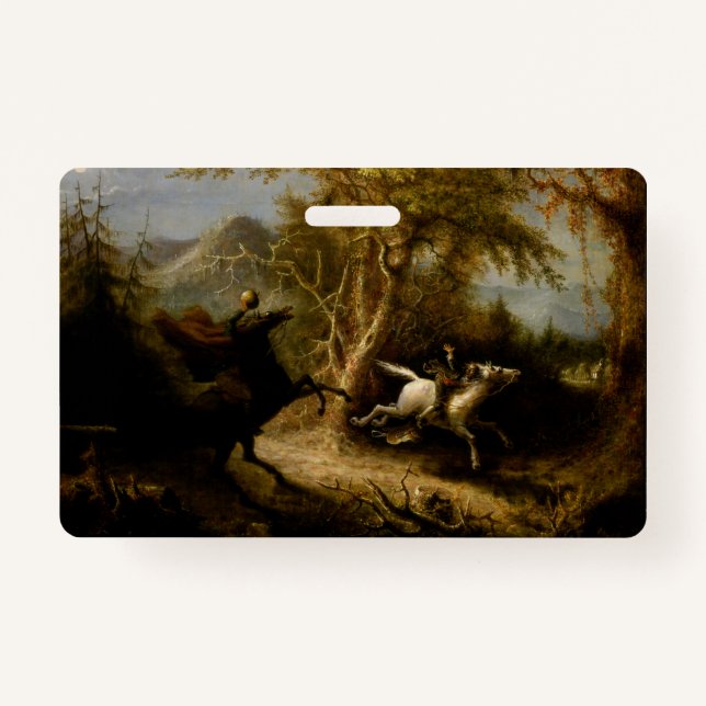 Legende von Headless Horseman Halloween Ghost Ausweis (Vorderseite)
