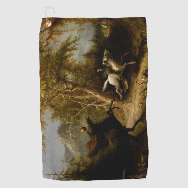Legende von Headless Horseman Halloween Ghost Golfhandtuch (Vorderseite)