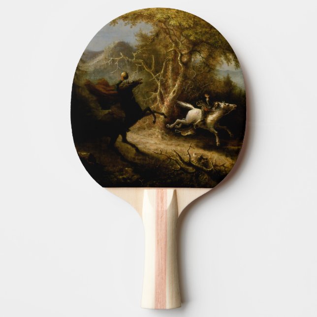 Legende von Headless Horseman Halloween Ghost Tischtennis Schläger (Vorderseite)