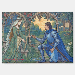 Legende von Lancelot und Guinevere Magnet
