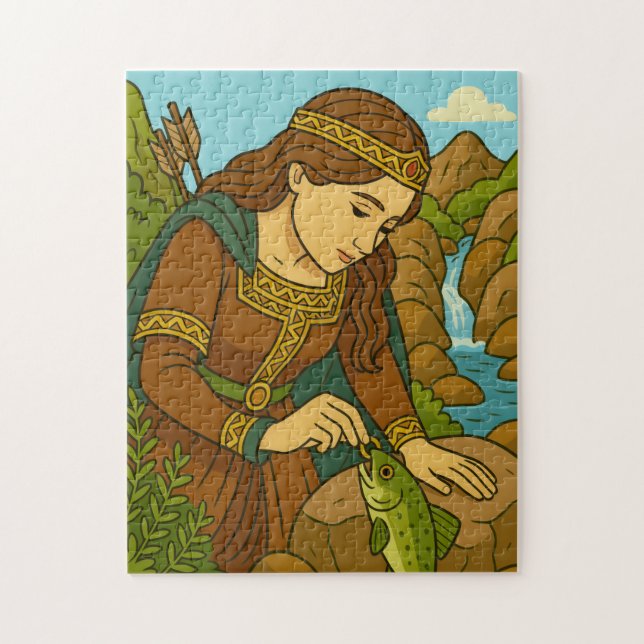 Legende von Mathilde und der Forelle von Orval, Be (Vertikal)