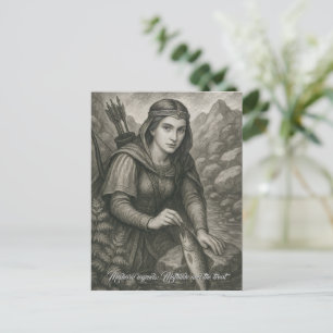 Legende von Mathilde und der Forelle von Orval, Be Postkarte