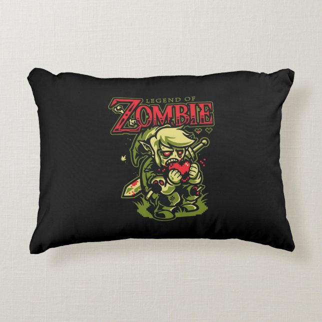 Legende von Zombie Zierkissen (Vorderseite)