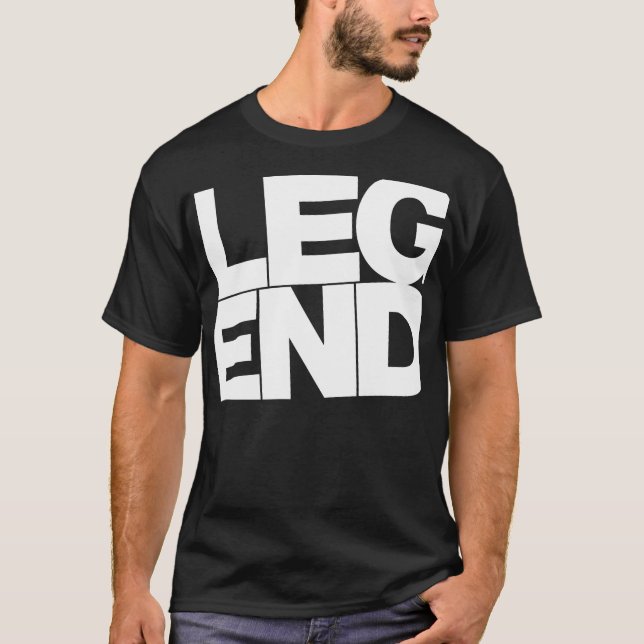 Legende (weißer Text) T-Shirt (Vorderseite)