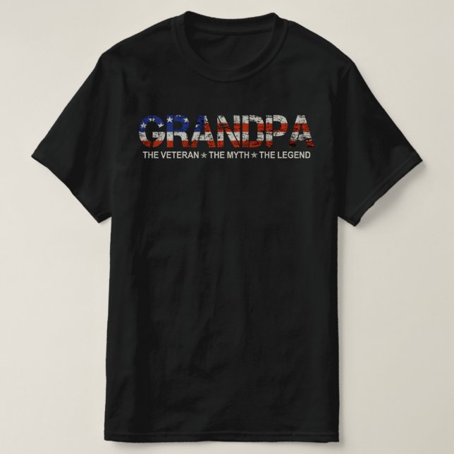 Legende zum Großveteranenmythos T-Shirt (Design vorne)