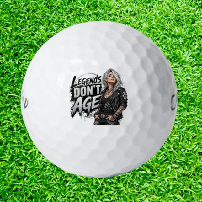Legenden altern nicht, kantig golfball (Play legendary. Upgrade your game now.)