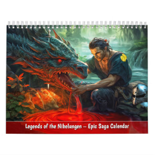 Legenden des Nibelungen-Epos-Kalenders Kalender