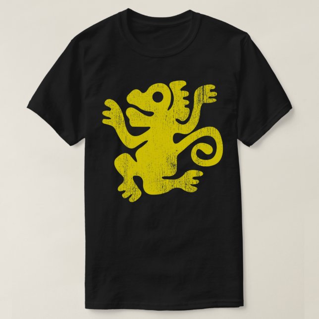 Legenden des verdeckten Tempelgrauen Affen T-Shirt (Design vorne)