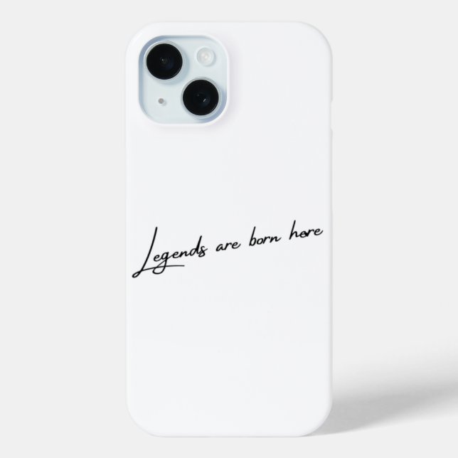 Legenden-Gehäuse Case-Mate iPhone Hülle (Rückseite)