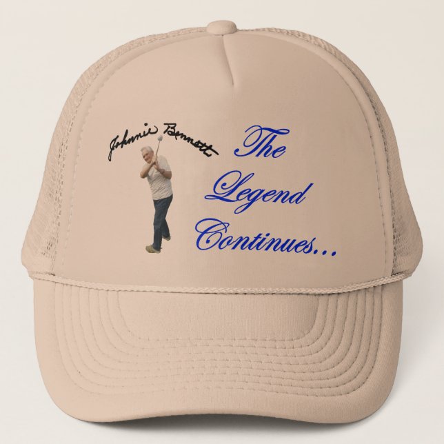 "Legenden-" Hut Johnnie Bennett Truckerkappe (Vorderseite)