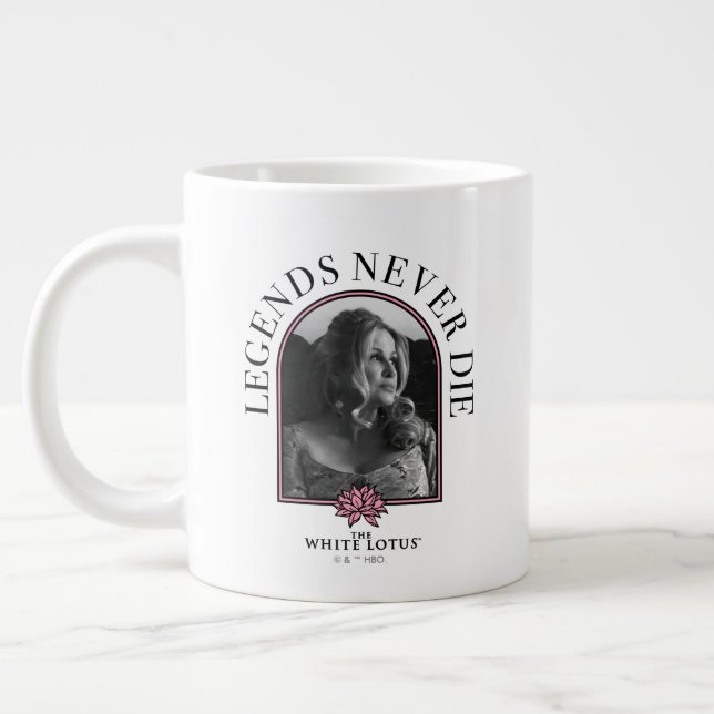 Legenden nie Die - der weiße Lotus Jumbo-Tasse (Links)