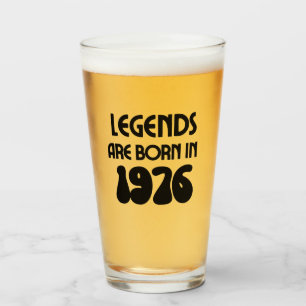 Legenden sind 1976 im Glascup Geboren Glas