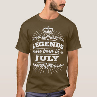 Legenden sind im Juli Geboren T-Shirt