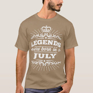 Legenden sind im Juli Geboren T-Shirt
