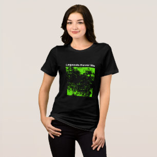 Legenden sterben nie – Bold Grunge Streetwear Desi Tri-Blend Shirt