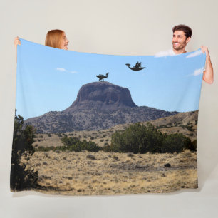 Legenden von Cabezon Peak New Mexico Fleecedecke