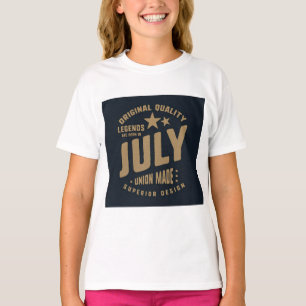 Legenden werden im Juli geboren Originalqualität T-Shirt