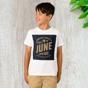 Legenden werden im Juni geboren Original Qualität T-Shirt