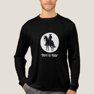 "Legenden werden im Sattel geboren" Tri-Blend Shirt