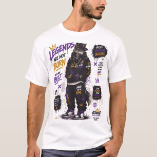 Legenden werden nicht geboren Quote Streetwear T-S T-Shirt