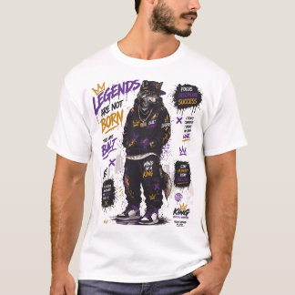 Legenden werden nicht geboren Quote Streetwear T-S T-Shirt