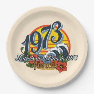Legenden wurden 1973 geboren pappteller