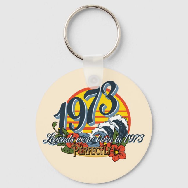 Legenden wurden 1973 geboren schlüsselanhänger (Vorderseite)