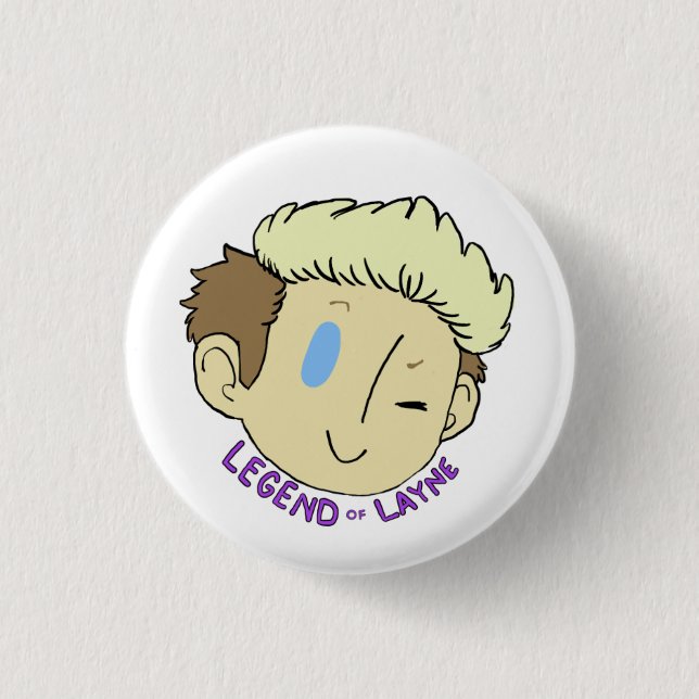 LegendOfLayne Knopf (klein) Button (Vorderseite)