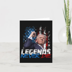 Legends Niemals Die - Präsident Donald J. Trump Karte