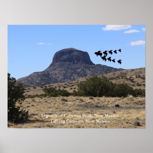 Legends of Cabezon Peak, New Mexico Poster (Vorne)