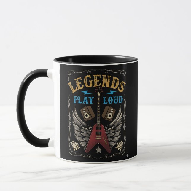 Legends Play Loud, Mug (Gauche)