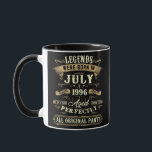 Legends Were Born In July 1996 26th Birthday 26 Tasse<br><div class="desc">Legends Were Born In July 1996 26th Birthday 26 Year Old Gift. Perfect gift for your dad,  mom,  papa,  men,  women,  friend and family members on Thanksgiving Day,  Christmas Day,  Mothers Day,  Fathers Day,  4th of July,  1776 Independent day,  Veterans Day,  Halloween Day,  Patrick's Day</div>