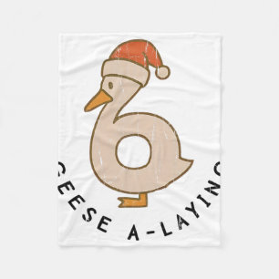 Legenede Gänse, Lustige Weihnachtsgans, Paarmatchi Fleecedecke