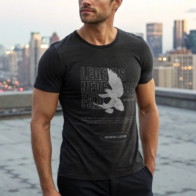 LEGENS NIEMALS FALL Eagle T - Shirt - Savage Motiv (Von Creator hochgeladen)