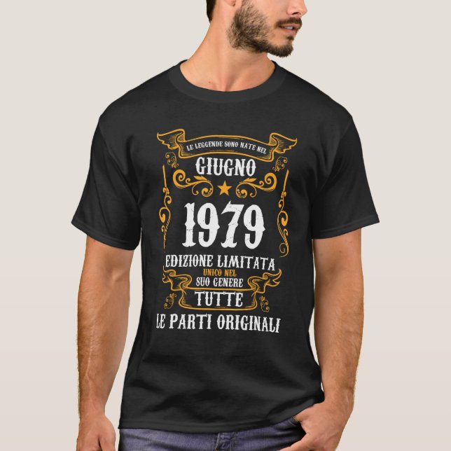 Leggende sono nate nel a Giugno 1979 44 Compleanno T-Shirt (Vorderseite)
