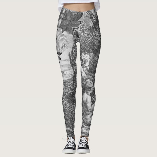 legging angels cherubs sketch (Devant)