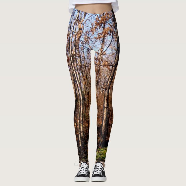 Legging de camouflage à motif d'arbre (Devant)