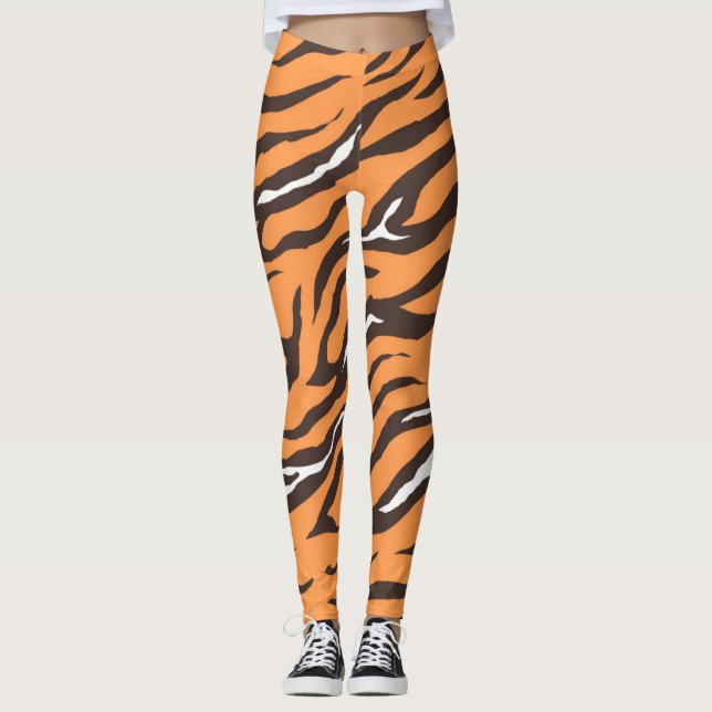 Legging de tigre - Legging de forme - Legging de s (Devant)