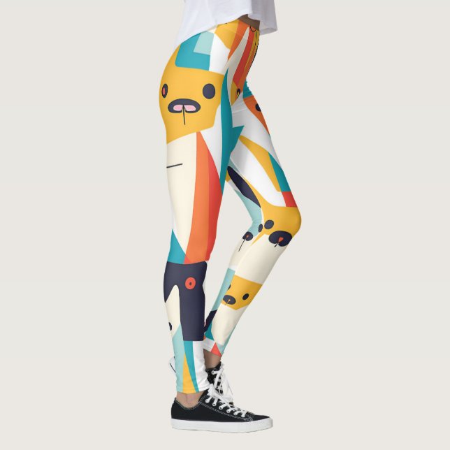 Legging Dogs Picasso Leggings (Rechts)