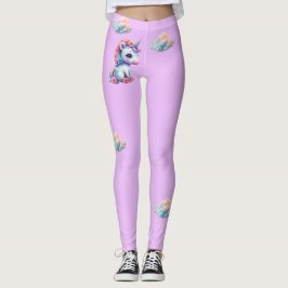 Legging Licorne und Wolken Leggings