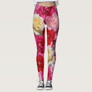 legging many roses