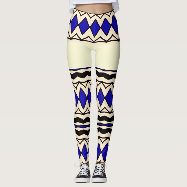 legging motif africain (Devant)