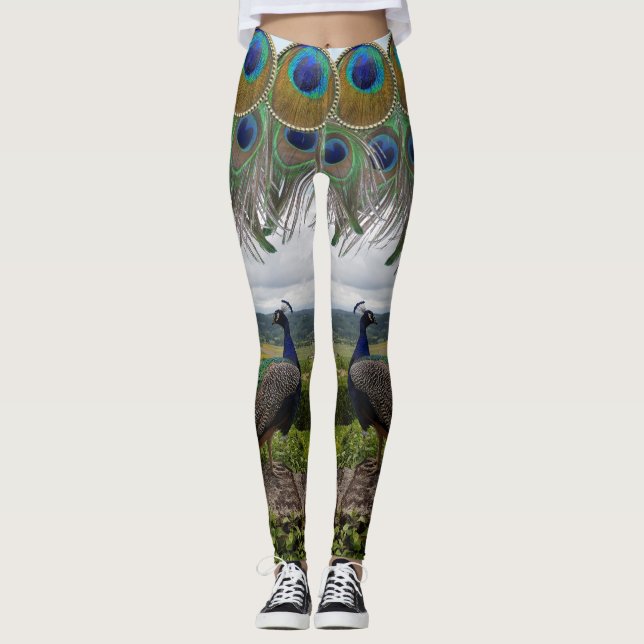 legging peacock (Devant)
