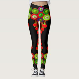 Legging pour femmes noires Mandala Attrape-Rêves V
