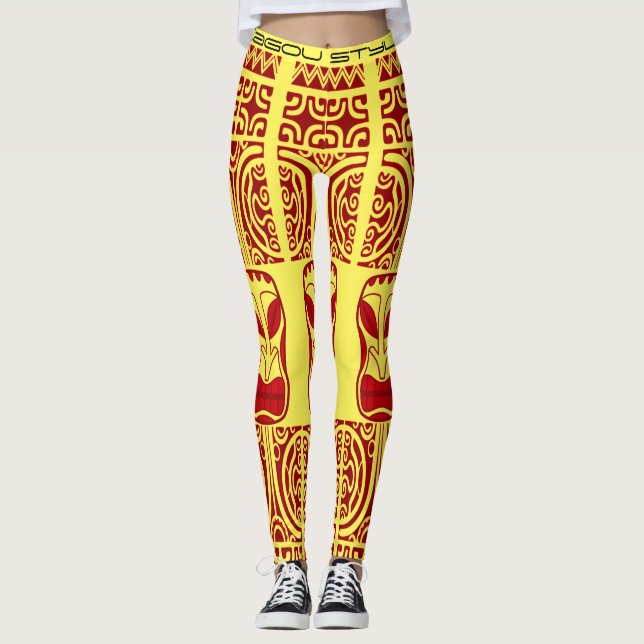 Legging Tribal Tatoo (Devant)