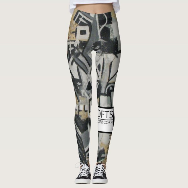 Legging vom Wandgemälde am Steinbock Leggings (Vorderseite)